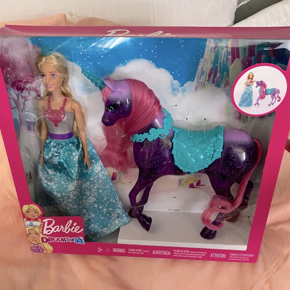 New! Barbie Dreamtopia- Princess & Unicorn